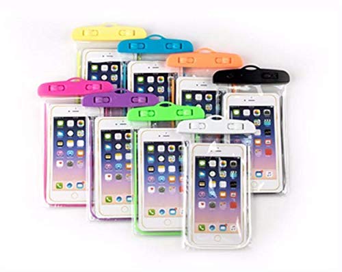 SFY (3PK) 5.5 inch Waterproof Cell Phone Case Best Water Proof Pouch Bag for iPhone5/5s/6/6s/7/7s or Android Cell Phone