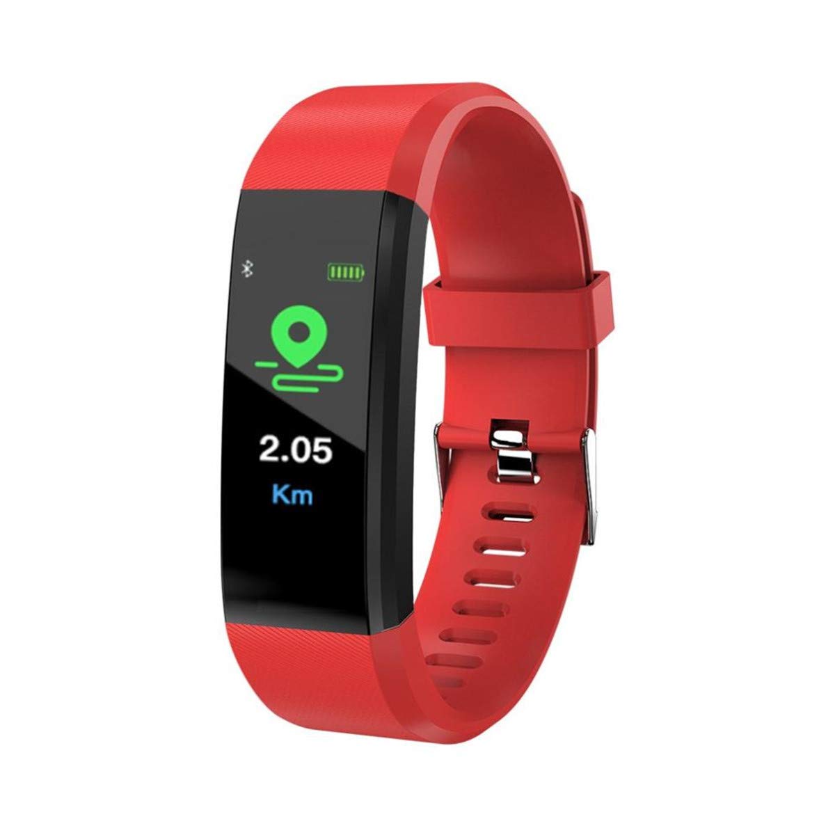 SFY D115 Plus Bluetooth smart writband Color Screen Smart Watch IP67 Waterproof Blood Pressure Monitor Smart Bracelet Single Item.