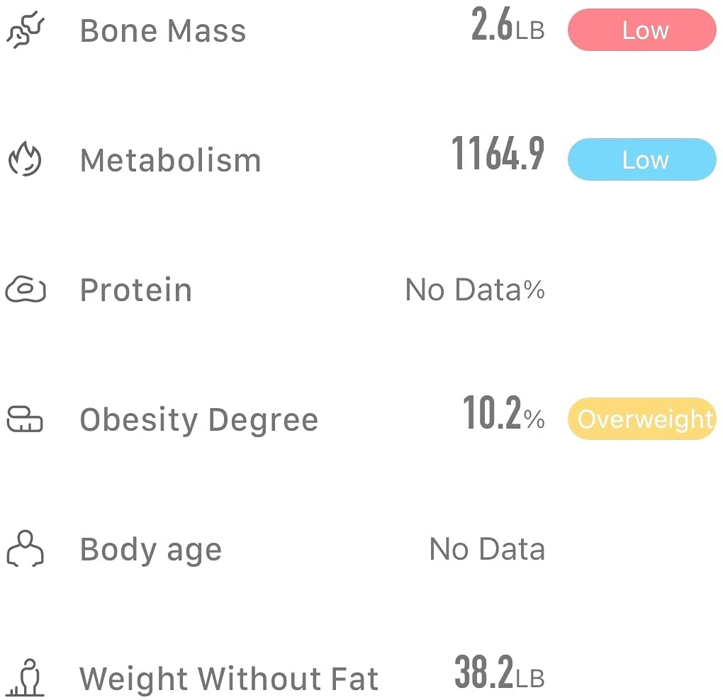 Smart Body Fat Scale, BMI Weighing Scales, Body Composition Analyzer