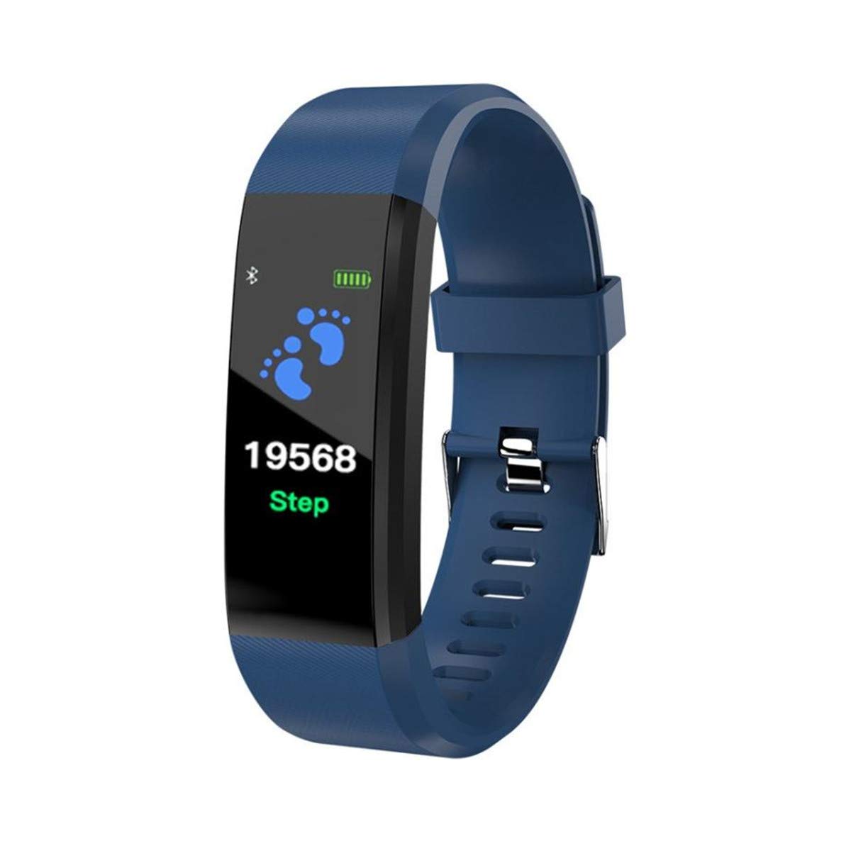 SFY D115 Plus Bluetooth smart writband Color Screen Smart Watch IP67 Waterproof Blood Pressure Monitor Smart Bracelet Single Item.