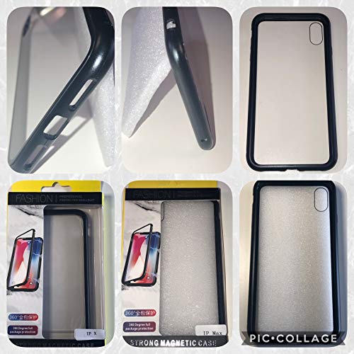 Bumper case iPhone with Temper Glass iPhone Xs max - blk