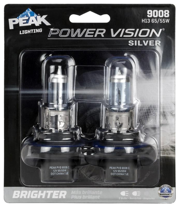 Peak  Power Vision Silver  Halogen  Automotive Bulb  2 pk