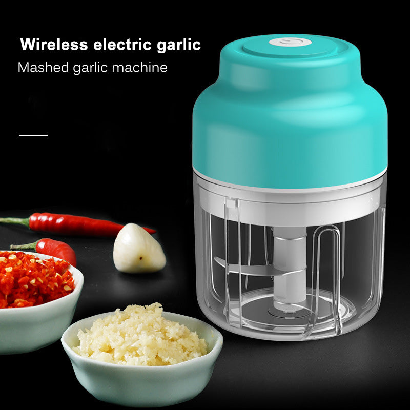 Hot Selling Electric Small Food Chopper Rechargeable Food Processor Mini Kitchen Food Choppe