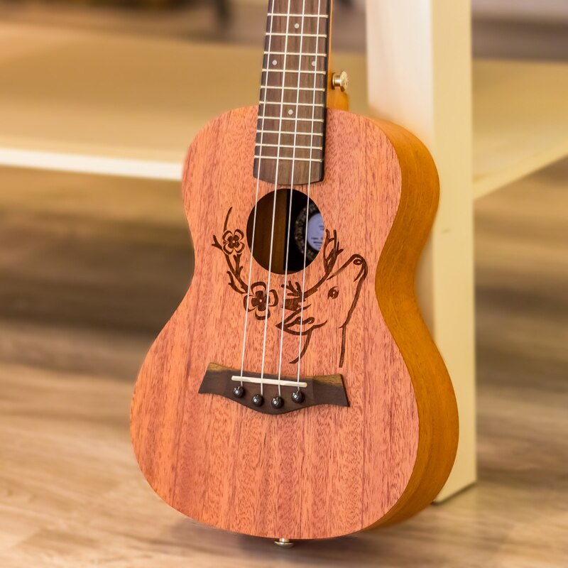 Handmade 21 and 23 '' inch mahogany ukulele