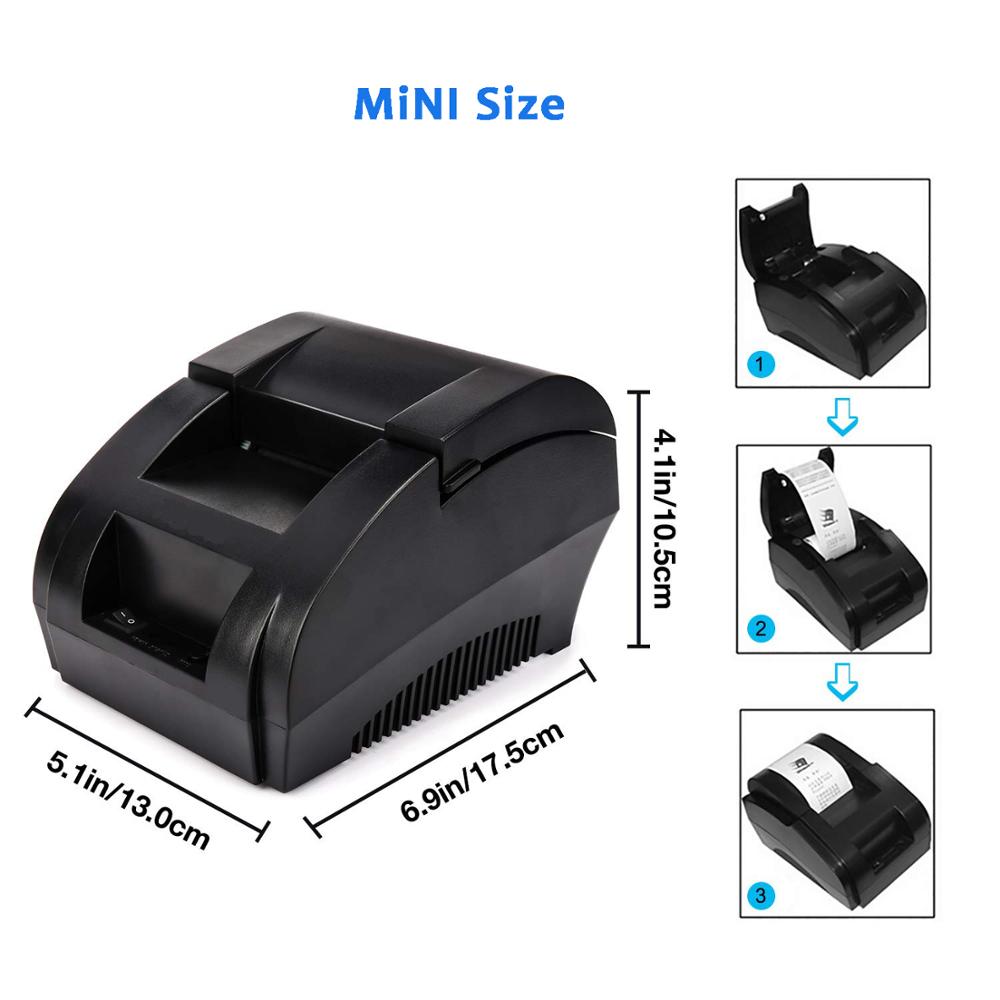 58mm USB Interface Android Bluetooth Barcode POS Receipt Bill Label Transfer Thermal Printer Machine