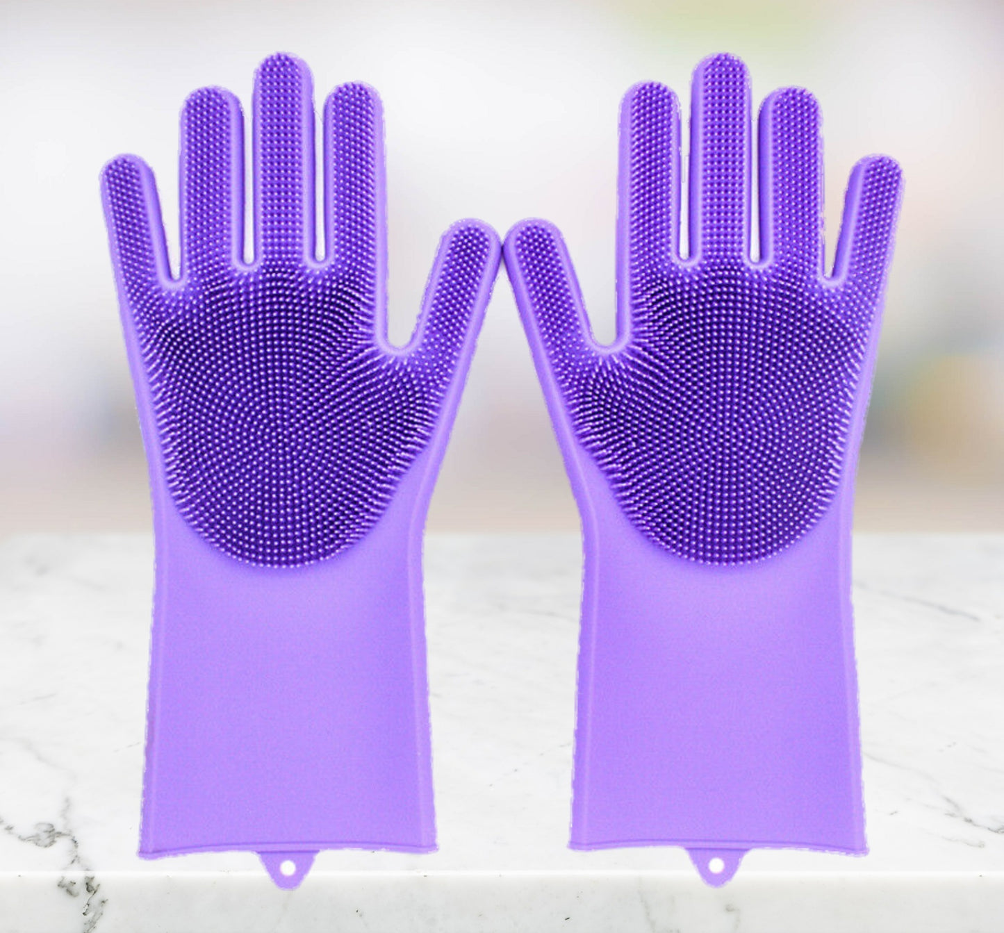 Glove Brush Washing Gloves Silicone kitchen Cleaning Scrubbing Glove