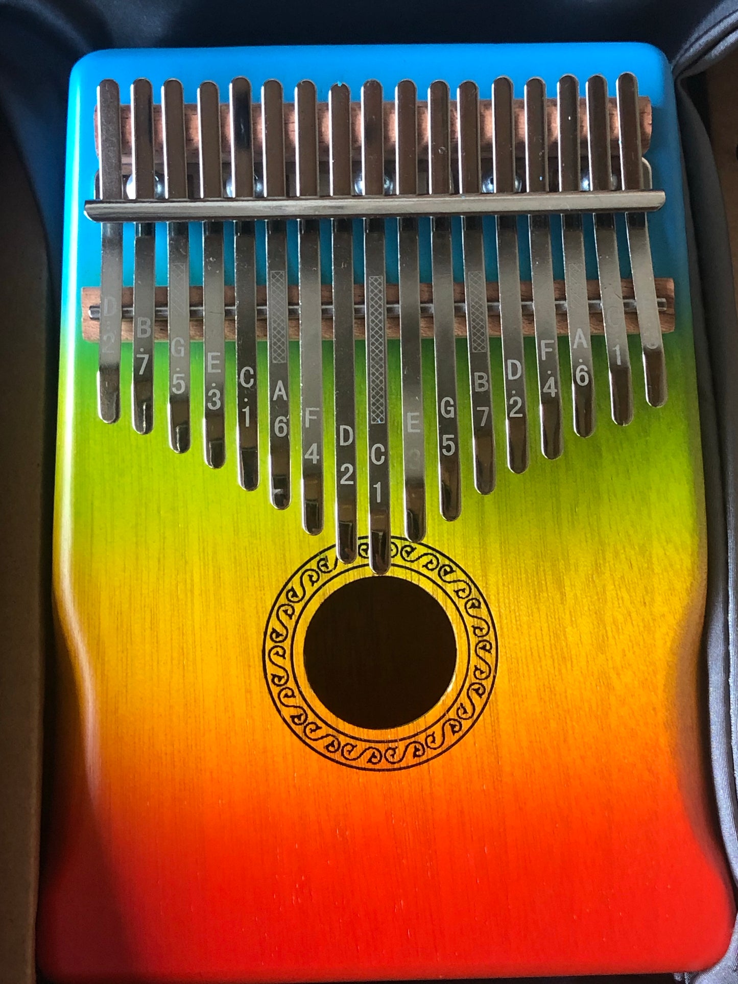 17 Keys Mahogany solid Kalimba