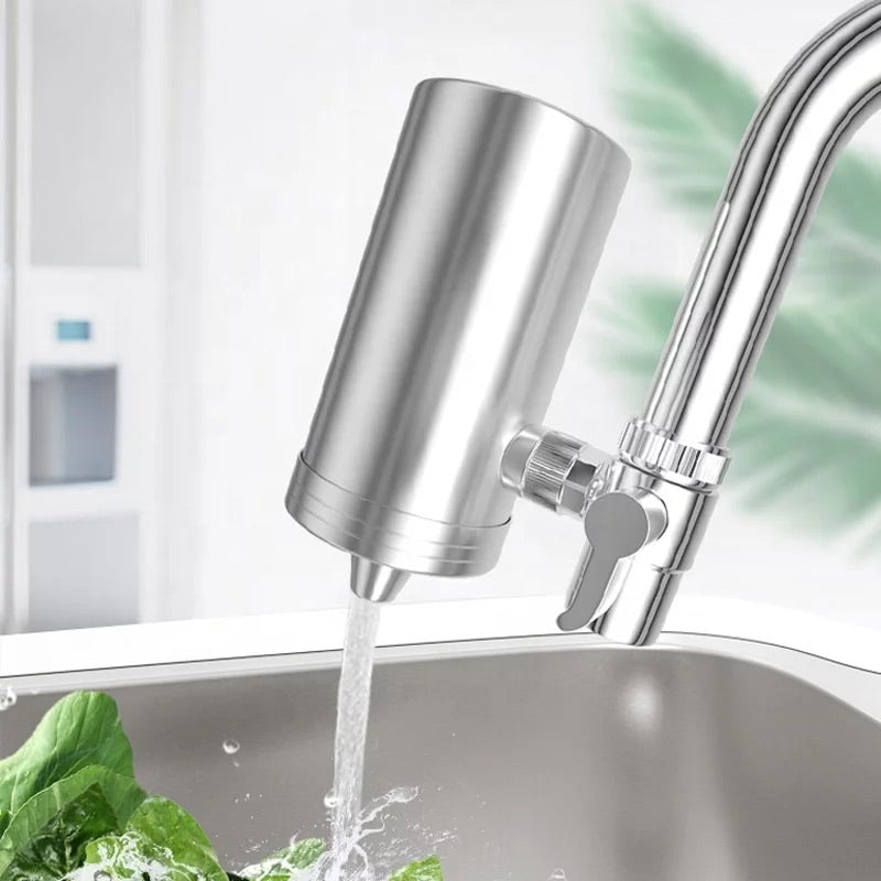 Stainless Faucet Mount Steel Tap Water Filter with Ultrafiltration Membrane Reduce Faucet Water Purifier