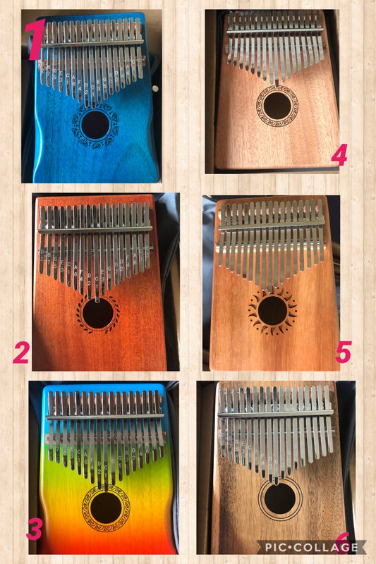 17 Keys Mahogany solid Kalimba